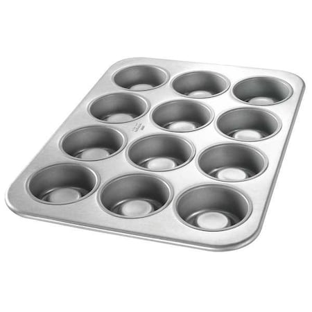 Chicago Metallic Strawberry Shortcake Pan, 12 Moulds 43385