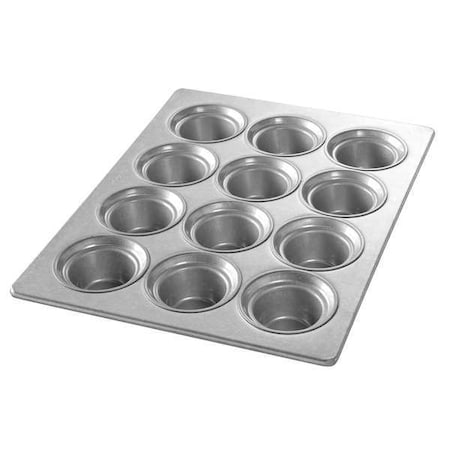 Chicago Metallic Large Crown Muffin Pan, 12 Moulds 43025
