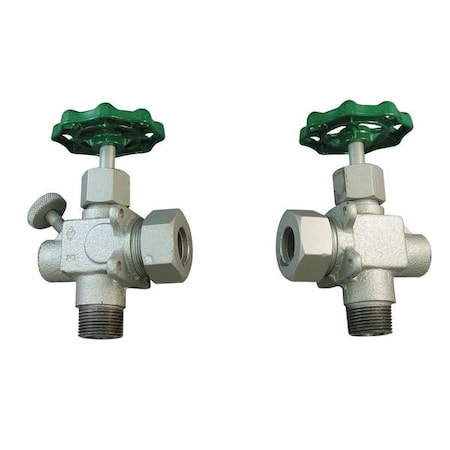 Penberthy Gagecock, Bronze, 5/8 In.OD Glass, PR N7AB