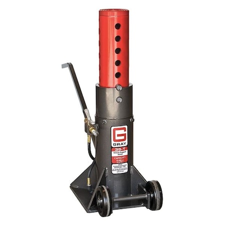 Gray Vehicle Stand, Pin Style, 35 Tons, PR 35T Stands