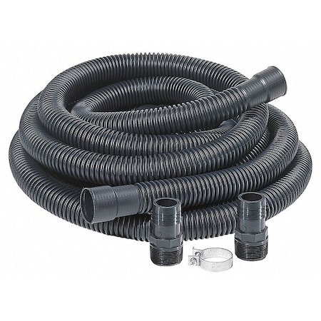 Little Giant Pump Sump Pump Hose, Polyethylene, 1-1/4" Dia. 599303
