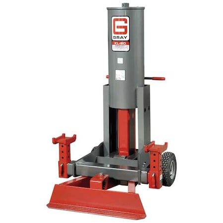 Gray 20000 lb. Air Operated End Lift 50" Max. Lifting H., 14" Min. Lifting H KL-20