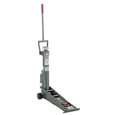 Gray 15442 lb. Hydraulic Fork Lift Jack 16" Max. Lifting H., 2-1/4" Min. Lifting H FLJ-770B