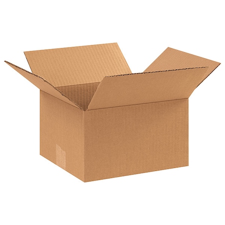 Zoro Select 10 in x 9 in x 6 in Shipping Box, Kraft, Corrugate, Single Wall, 32 ECT 11R189