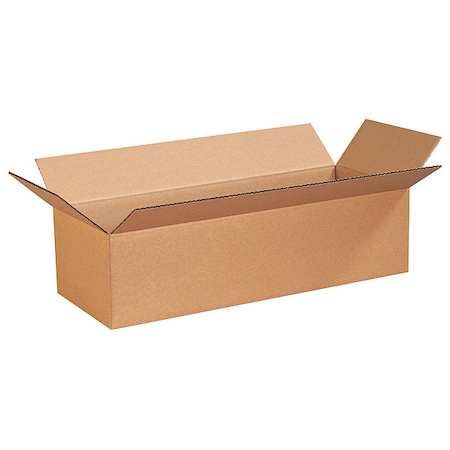 Zoro Select 24 in x 9 in x 6 in Shipping Box, Kraft, Corrugate, Single Wall, 32 ECT 11R252