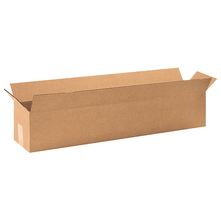 Zoro Select 32 in x 6 in x 6 in Shipping Box, Kraft, Corrugate, Single Wall, 32 ECT 11R259