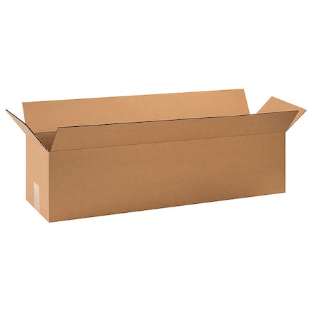 Zoro Select 32 in x 8 in x 8 in Shipping Box, Kraft, Corrugate, Single Wall, 32 ECT 11R260