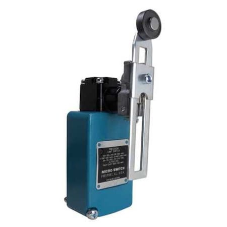 Honeywell Limit Switch, Roller Lever, Rotary, 1NC/1NO, 10A at 480V AC, Actuator Location: Side 201LS3