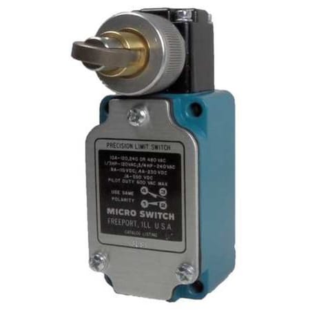 Honeywell Limit Switch, Plunger, Roller, 1NC/1NO, 10A at 480V AC, Actuator Location: Side 3LS1