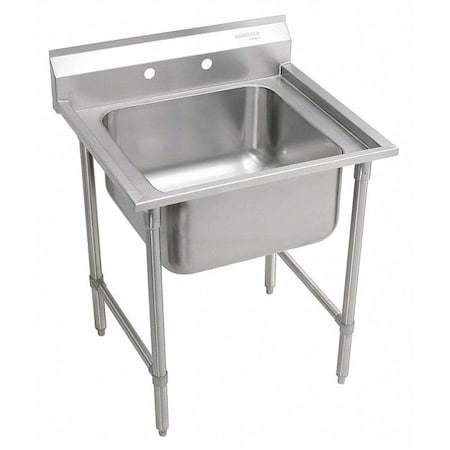 Elkay Rigidbilt Stainless Steel 27" x 29-3/4" x 12-3/4" Floor Mount Single Compartment Scullery Sink RNSF81182