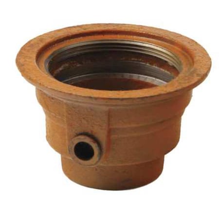 Smith Light Commercial Light Commercial without Flashing Collar Floor Drain, cast iron, 4", No-Hub 210-Y04