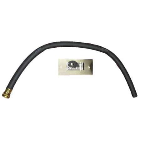 Fiat Products Hose/Hanger, SS/Rubber, 22ga, 6In, Wall Mnt 832AA000
