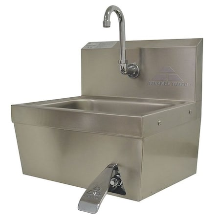 Advance Tabco Hand Sink, Wall, 21-1/4 In. L, 17-1/4 In. W 7-PS-30
