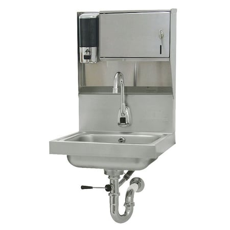 Advance Tabco Hand Sink, Wall, 17-1/4 In. L, 15-1/4 In. W 7-PS-81