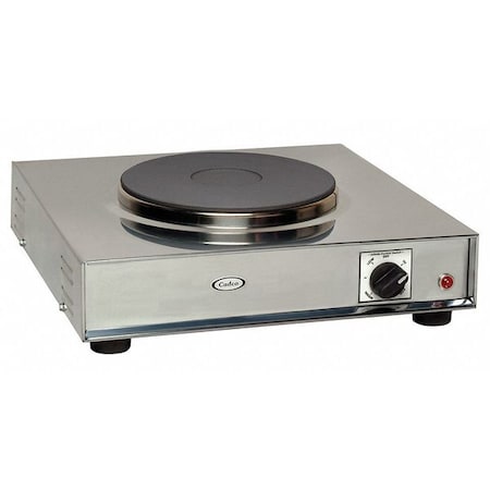 Cadco Hot Plate, Heavy Duty, Cast Iron, 220V LKR-220