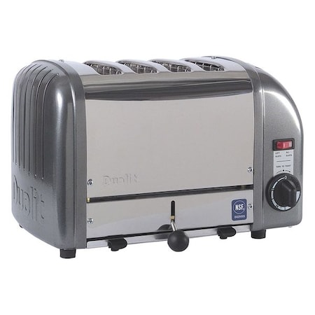 Cadco 13 1/2 in 4 Slot Gray Toaster CTW-4M
