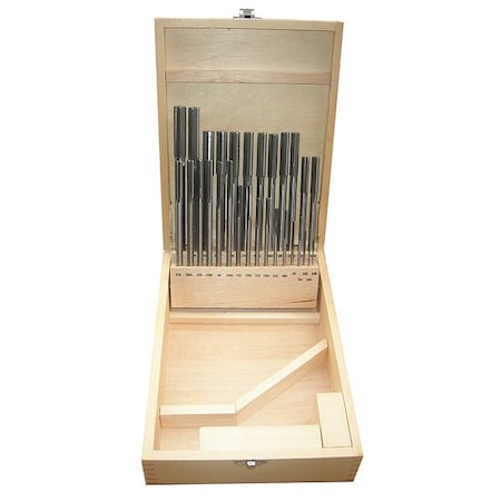 Zoro Select Chucking Reamer Set, Straight, 29 11V302