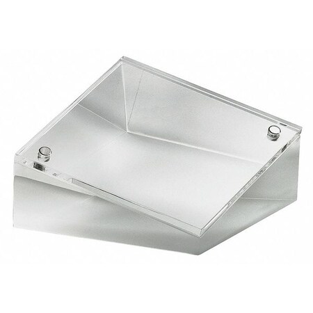 Tablecraft Card Holder, Angled Rectngl, 3-1/2x3x1-1/2 A361