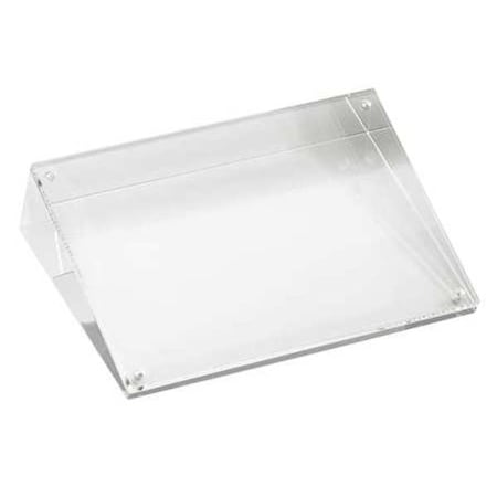 Tablecraft Card Holder, Slanted, Acrylic, 4x6 ACHS46