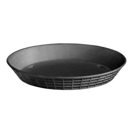 Tablecraft Diner Platter, 9 In, Black, PK12 13759BK
