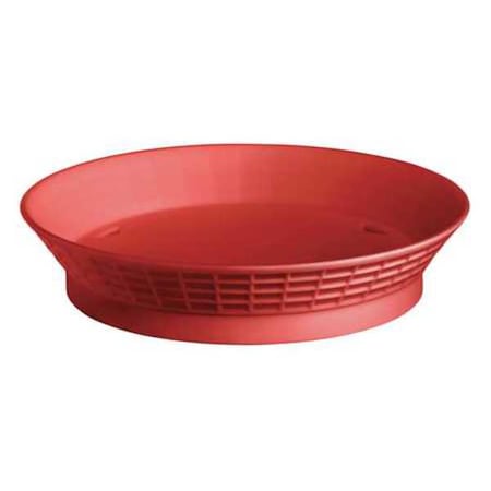 Tablecraft Diner Platter w/Base, 10-1/2 In, Red, PK12 157510R