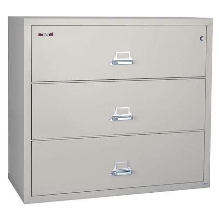 Fireking 25-3/16" W 3 Drawer Fire-Resistant Lateral File Cabinet, Parchment, Letter/Legal 3-3122-CPA