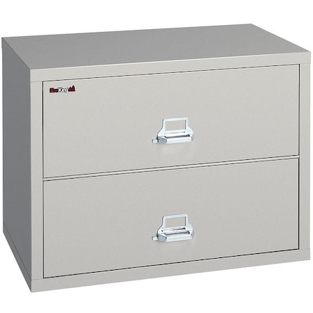 Fireking 31-15/16" W 2 Drawer Fire-Resistant Lateral File Cabinet, Parchment, Letter/Legal 2-3822-CPA