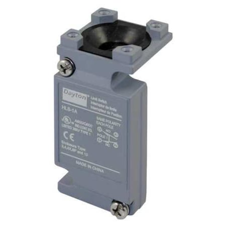 Dayton Limit Switch Body, 1NO/1NC, 10A at 600V 11X459