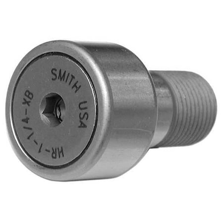 SMITH BEARING Cam Follower, Hvy Stud, Hex Socket, Unseal HR-1-1/8-B