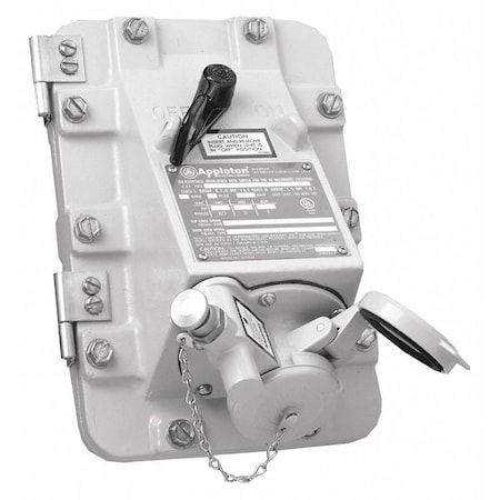 Appleton Electric 3W 4P 30A Hazardous Location Switched Receptacle 600VAC JBR3034-150