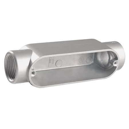 Zoro Select Conduit Outlet Body, Aluminum, C 11Y565