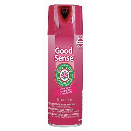 Good Sense 5035317 13.8 oz Aerosol, Potpourri Instant Air Freshener with Floral Scent (Pack of 12)