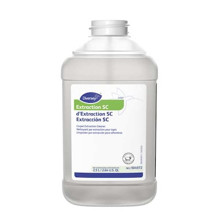 Diversey Carpet Extraction Cleaner, 2.5 L Bottle, 2 PK 101109762