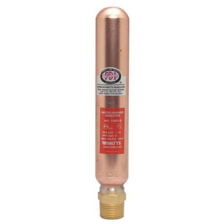 Watts Water Hammer Arrestor, 3/4 In MNPT, Copper 3/4 LF15M2-B