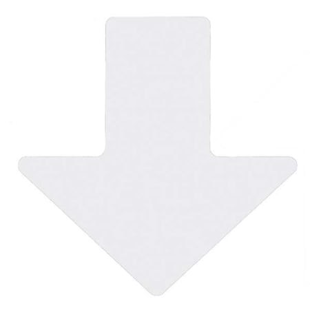 Brady Floor Marking Tape, Polyester, No Legend, White, 2 in W., 8 mil Thickness, 100 PK 104417
