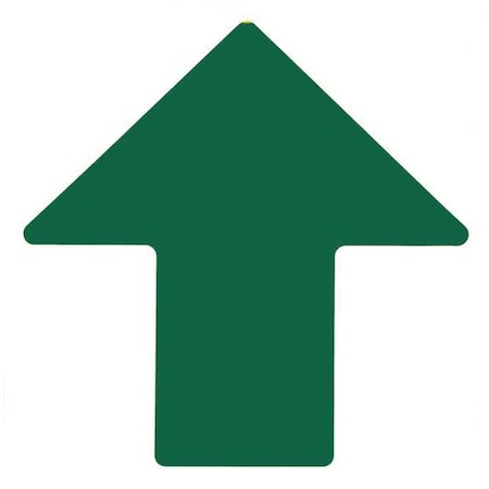 Brady Floor Marking Tape, Polyester, Solid, Green, 4 in W., 8 mil Thickness, 100 PK 104425