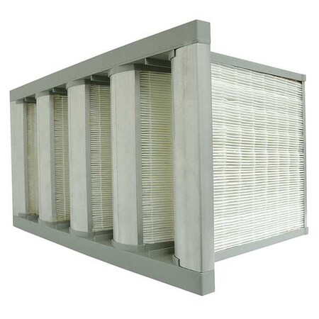 Air Handler V-Bank Air Filter, 12x24x12", MERV 15 11Z802