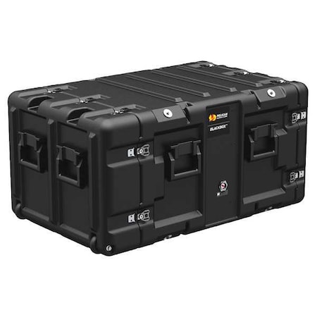 Pelican Black Protective Case, 38-1/2" L x 24.6" W x 18.4" D BLACKBOX-7U