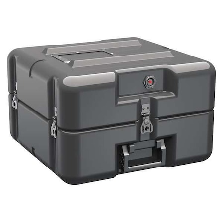 Pelican Black Protective Case, 18-3/4"L x 19"W x 12-1/4"D SINGLE LID CASE