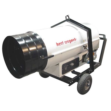 Heat Wagon Portable Gas Ducted Tent and Remediation Heater, Vapor Propane, Natural Gas, Direct Spark, 31 in Wx DG250