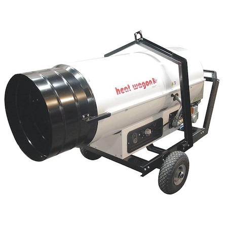 Heat Wagon Portable Gas Ducted Tent and Remediation Heater, Vapor Propane, Natural Gas, Direct Spark, 61 in L DG400