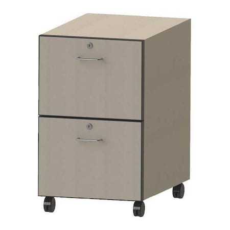 Greene Manufacturing Laminate 2 Drawer Cabinet, 16"x24"x26.5" SR-1624-0002P