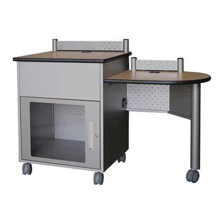 Greene Manufacturing Mobile Instructor Stations Mobile Ins Station, 32" D X 39" H, 32" W X SR-7000