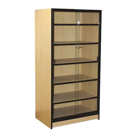 Greene Manufacturing Display Cabinet, 24"Dx36"Wx72"H WCL-3GL