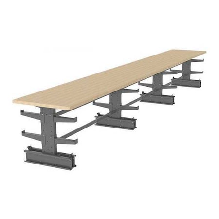 Greene Manufacturing Workbenches, 144" W, 42" Height, Arm: 400 lb. GMCR-48144.STL