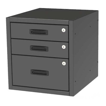 Greene Manufacturing Hanging Cabinet, 3 Drawer, 16"Wx16"Hx20"D PC-5230