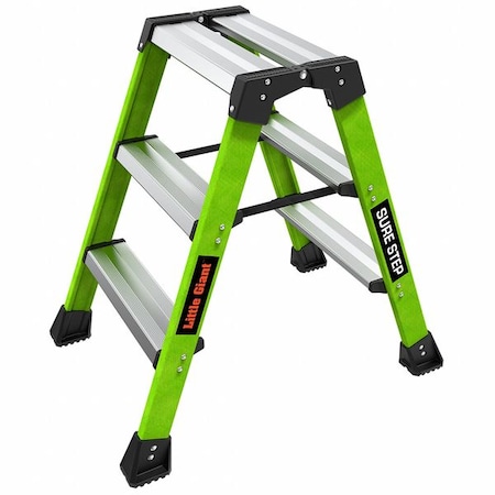 Little Giant Ladders Fiberglass Step Stool, Capacity 375 lb 910-00001