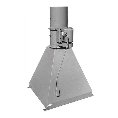Greene Manufacturing Overhead Mount Exhaust Hood, 48" Sq GAV-5.P