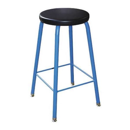 Greene Manufacturing Shop Stool, 13" Steel Seat, Seat Height Range: 18" to 27" GST-100.STL-ADJ