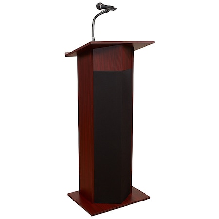 Oklahoma Sound Power Plus Lectern, Mahogany 111PLS-MY